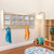 Contender C51401F Wall Hanging Cubby Storage w/10 Translucent Trays, Assembled