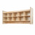 Contender C51409F Wall Hanging Cubby Storage without Trays, Assembled