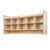 Contender C51409F Wall Hanging Cubby Storage without Trays, Assembled