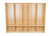 Wood Designs WD990283 Five Section Toddler Locker 