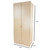 Tip-Me-Not WD990541 Three Adjustable Shelf Wardrobe Unit- 84"H