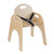 Wood Designs WD80132BT Woodie, 13" Seat Height, Carton of (2), includes belt strap
