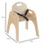 Wood Designs WD80132BT Woodie, 13" Seat Height, Carton of (2), includes belt strap