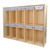  WD990314CT 10 Section Locker with Translucent Trays 