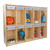  WD990314CT 10 Section Locker with Translucent Trays 