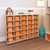 Wood Designs WD16009OR 25 Tray Storage with Orange Trays