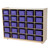 Wood Designs WD16009PP 25 Tray Storage with Purple Trays 