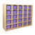 Wood Designs WD16009PP 25 Tray Storage with Purple Trays 
