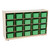 Tip-Me-Not WD14589LG Tip-Me-Not 20 Tray Storage with Lime Green Trays