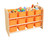 Wood Designs WD13809OR See-All Storage with 12 Orange Trays