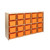 Contender C14509OR 20 Tray Storage w/Orange Trays 