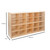 Contender C14509FLG 20 Tray Storage w/Lime Green Trays, Assembled