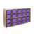 Contender C14509PPF 20 Tray Storage w/Purple Trays, Assembled