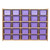Contender C16009PP 25 Tray Storage w/Purple Trays
