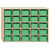 Contender C16009LG 25 Tray Storage w/Lime Green Trays