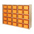 Contender C16009OR 25 Tray Storage w/Orange Trays