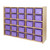 Contender C16009FPP 25 Tray Storage w/Purple Trays, Assembled