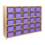 Contender C16009FPP 25 Tray Storage w/Purple Trays, Assembled