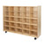 Contender C16009F-C5LG 25 Tray Storage w/Lime Green Trays, Assembled w/Casters 