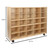 Contender C16009F-C5PP 25 Tray Storage w/Purple Trays, Assembled w/Casters