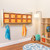 Contender C51409OR Wall Hanging & Cubby Storage w/10 Orange Trays