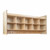 Contender C51409FLG Wall Hanging Cubby Storage w/10 Lime Green Trays, Assembled