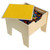 2-N-1 Activity Table with Yellow LEGO Compatible Top - RTA