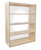 Natural Environments WD12900AC Bookshelf w/Acrylic Back - 49"H 