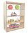 Natural Environments WD12900AC Bookshelf w/Acrylic Back - 49"H