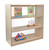 Natural Environments WD12936AC Bookshelf w/Acrylic Back - 36"H