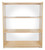 Natural Environments WD12942AC Bookshelf w/Acrylic Back - 42.44"H 