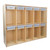  Contender 10-Section Locker with Translucent Trays - Assembled 