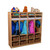 Maple Heritage 4 Section Locker with 8 Baskets