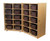 Folding Vertical Storage with (20) Brown Trays