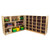 Tray and Shelf Folding Storage with (25) Brown Trays