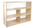 Natural Environments WD13630AC Versatile Shelf Storage w/Acrylic Back - 38"H