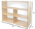 Natural Environments WD13630AC Versatile Shelf Storage w/Acrylic Back - 38"H