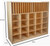 Multi-Storage with 20 Brown Trays