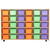  Contender Mobile 30 Tray Storage with Assorted Pastel Trays - Assembled with Casters 