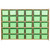 Contender 30 Tray Storage with Lime Green Trays - Assembled