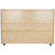 Contender Mobile 30 Tray Storage with Lime Green Trays - Assembled with Casters