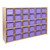 Contender 30 Tray Storage with Purple Trays - Assembled