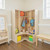 Four Section Round Corner Seat Locker