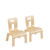 Wood Designs Maple Heritage Bentwood 8" Chair, Set of 2