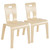 Wood Designs Maple Heritage Bentwood 16" Chair, Set of 2