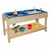 Wood Designs WD11810DBB Double Sand and Water Table with Top/Shelf- Blue