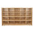 Wood Designs WD14503 20 Tray Storage with Assorted Trays 