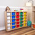 Wood Designs WD16003 25 Tray Storage with Assorted Trays