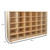 Wood Designs WD16033 30 Tray Storage with Assorted Trays