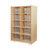 Wood Designs WD16101 Vertical Storage with 10 Translucent Trays 